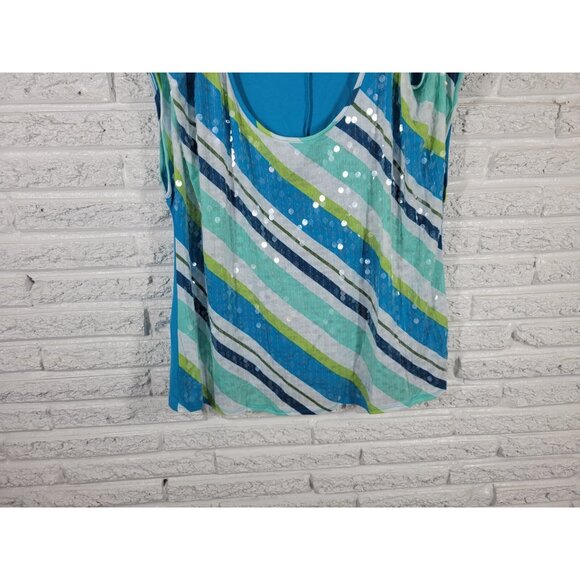 Faded Glory Womens Top 2X Plus Tee Cold Shoulder Poly Blend Blue STR43XE - Picture 4 of 7